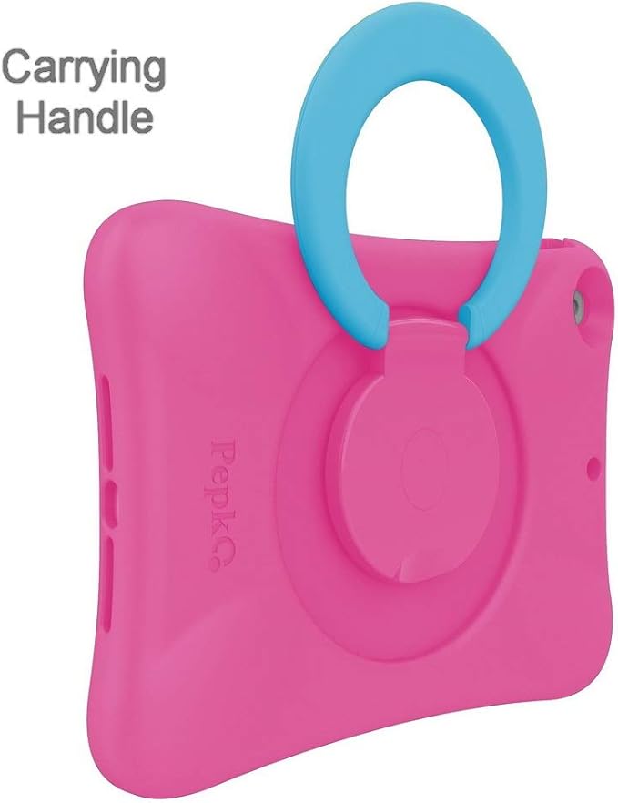 Kids Case for iPad, Shockproof Cover for 10.5” iPad Air 3rd Generation (2019), Lightweight Full Body Protective Case with Foldable Handle/Stand (Pink+Blue)