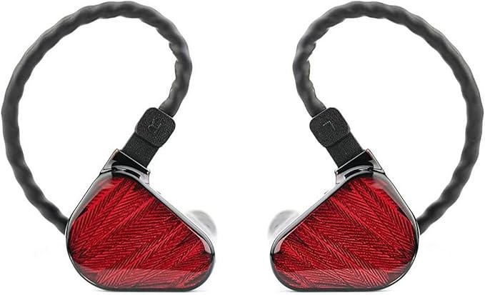 TRUTHEAR x Crinacle Zero: RED Dual Dynamic Drivers in-Ear Headphone Gaming Earbuds HiFi Wired Earbuds