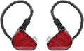 TRUTHEAR x Crinacle Zero: RED Dual Dynamic Drivers in-Ear Headphone Gaming Earbuds HiFi Wired Earbuds