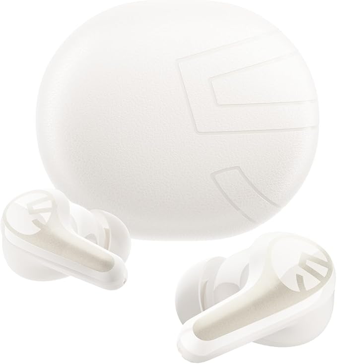 SoundPEATS C30 Hybrid ANC Earbuds, LDAC Hi-Res Audio, 52H Playtime, 52dB Adaptive Noise Cancelling Wireless Earbuds, 6-Mic Clear Call, 12mm Driver, Bluetooth 6.0, Multi-Point, IP54 - Beige