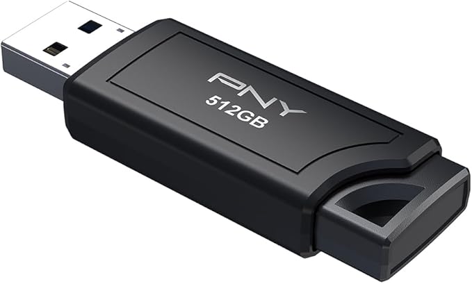 PNY PRO Elite V3 512GB USB 3.2 Gen 2 Flash Drive – Up to 1000MB/s Read, Up to 800MB/s Write, Extreme Performance for Professional Data Storage and Transfers, Premium Metal Design, Type-A Connector