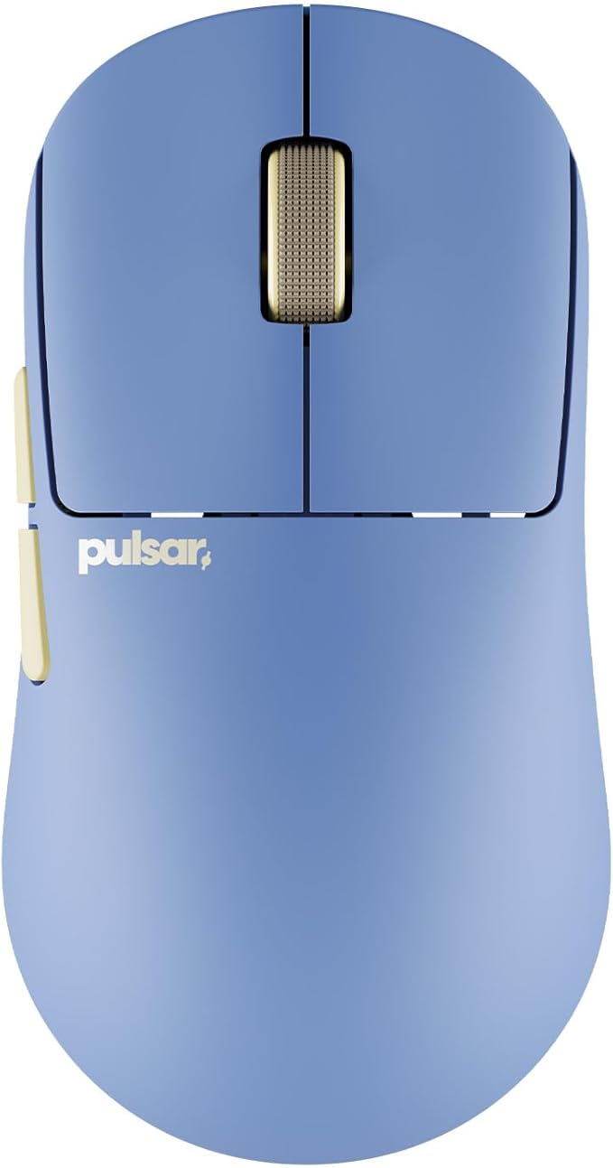 Pulsar Gaming Gears X2N Crazylight Wireless Gaming Mouse, Ultra Lightweight 1.38 oz (39g), Optical Switch, 32000 DPI, 750 IPS, XS-1 Sensor, 8k Compatible (Medium, Wildscape Ocean)