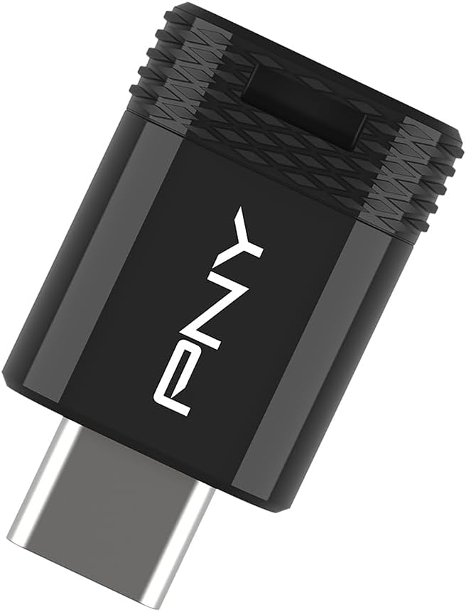 PNY Elite-X Fit Type-C 256GB USB 3.2 Flash Drive – Up to 200MB/s Read, Up to 100MB/s Write, Advanced Performance, Convenient Portable Data Storage, Ultra Compact Fit Design, Type-C Connector