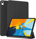 Case for iPad Pro 11 inch 2018 / iPad Air 5th Generation 2022 / 4th Gen 2020 10.9 Inch - Slim Lightweight Durable Trifold Stand Cover, Supports Auto Wake/Sleep, Black