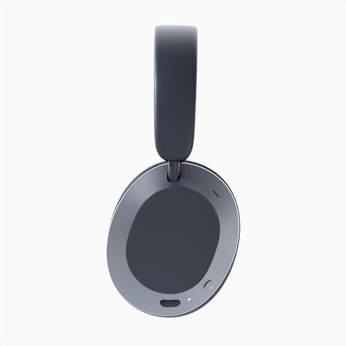 Clemm Ambience Over-Ear Headphones with Microphone, Noise Cancelling and Transparency Mode, 65H Playtime, Memory Foam, Graphite