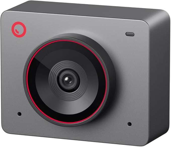 OBSBOT Meet 2 Webcam 4K - AI Framing & Auto Tracking, 1/2" Sensor, 60FPS, Auto Focus, HDR, Dual Mics - Lightweight USB Web Camera for Streaming, Zoom Meetings, Gaming. (Space Gray)