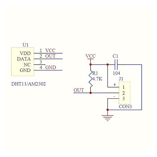 2-Pack DHT22/AM2302 Digital Temperature and Humidity Sensor Module Temperature Humidity Monitor Sensor Replace SHT11 SHT15 for Arduino Electronic Practice DIY