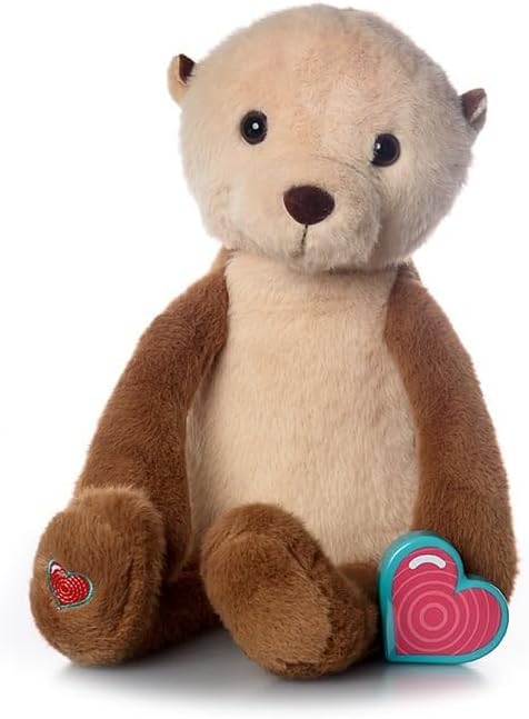 My Baby’s Heartbeat Bear, 20 Second Re-Recordable Digital Voice Recorder Plush Keepsake for Baby’s Heartbeat Memory, Pregnancy Keepsake (Not a Medical Device), Otter