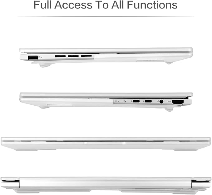 MOSISO Case Compatible with ASUS Zenbook 14 inch OLED 2026 2025 2024 Release (Model: UX3405M / UX3405C), Lightweight Protective Plastic Hard Shell Case Cover, Frosted Clear