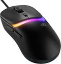 GLORIOUS Gaming Model D3 Wired Gaming Mouse - Ultralight 57g Weight, 130M Click Optical Switches, 30K DPI BAMF 3.0 Sensor, 750 IPS Tracking, 50G Acceleration, Supports All Grip Types - Black