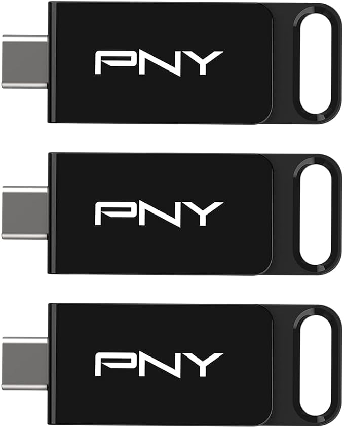 128GB Elite Type-C USB 3.2 Flash Drive – Up to 120MB/s Read, Up to 10x Faster Write Than USB 2.0, Reliable Design, Durable & Portable for Everyday Store & Share, Type-C Connector, 3-Pack