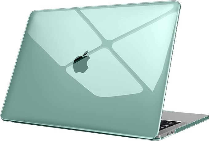 Fintie Case for MacBook Pro 13 Inch A2338(M2 M1) A2251 A2289 A2159 A1989 A1706 A1708 (2016-2021 2022 2023 Release) with/Without Touch Bar- Snap On Hard Shell Case Cover, Midnight Green
