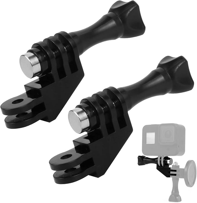 2PC Vertical Mount for Gopro, 90 Degree Direction Adapter Elbow Mount Compatible with Insta360 ONE X2, Gopro Hero, DJI Osmo Action 2 and Most Action Cameras