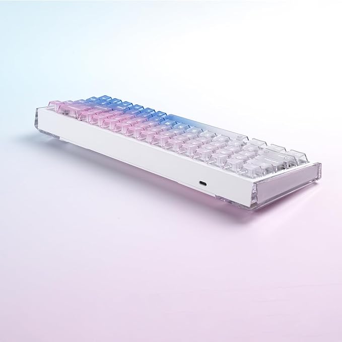 DAREU COOL68 60% Wired Gaming Keyboard, Rapid Trigger Magnetic Switch Keyboard with 8000Hz Polling Rate, Adjustable Actuation, 0.1ms Latency, Gasket Mount, Hot swappable, RGB Light