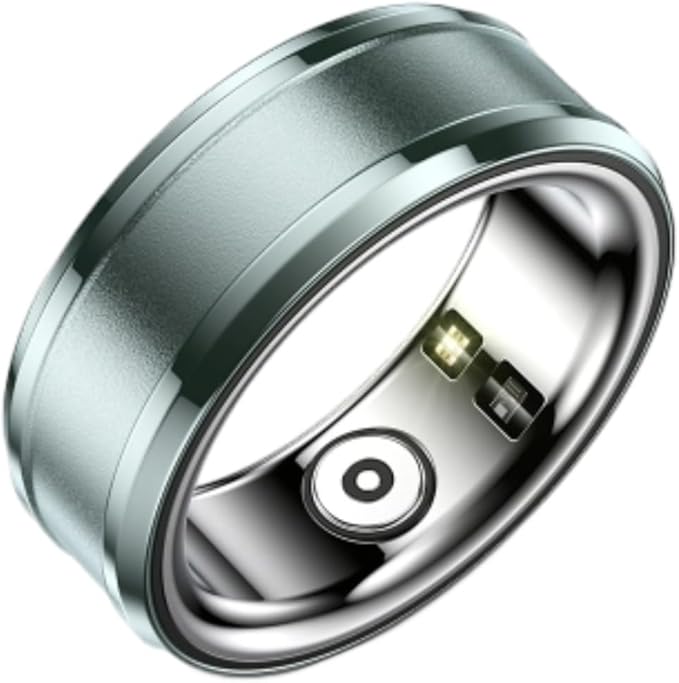 Yoidesu Fitness Smart Ring, 2024 New Upgrade BT 5.1 NFC Sleep Body Monitoring Health Ring with APP, IP68 Waterproof, Smart Pedometer, Phone Camera Remote Control, Size 20