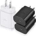 USB C Charger Block, 25W Super Fast Charging Block PD 3.0 USB C Wall Charger Power Adapter for Samsung Galaxy S26 S26+ S25 S26 Ultra S24 S23fe Z Fold Flip Tab A16 A17 5G A03S A13 A23 A15 A53 A54