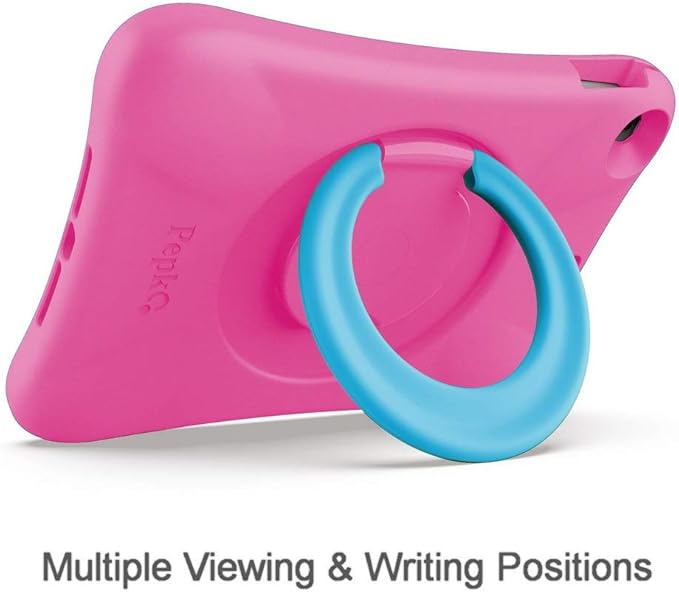 Kids Case for iPad, Shockproof Cover for 10.5” iPad Air 3rd Generation (2019), Lightweight Full Body Protective Case with Foldable Handle/Stand (Pink+Blue)