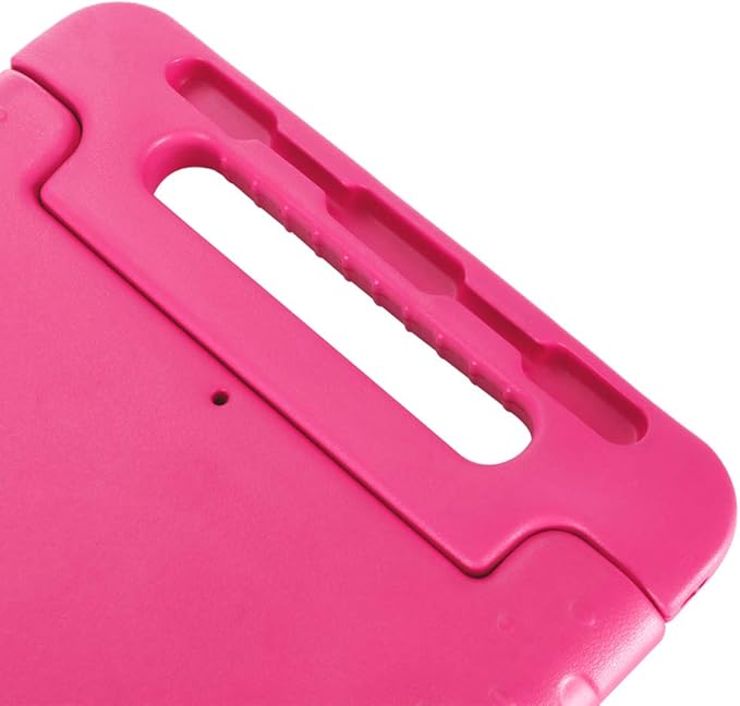 Kids Case for iPad Pro 12.9-inch (6th/5th/4th Gen) 2022/2021/2020, Techcircle [Support Pencil Charging] Convertible Handle Stand Lightweight EVA Foam Bumper Protective Rugged Child Proof Cover, Rose