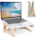 UI U & I Laptop Stand Riser, Portable and Adjustable Stand, for Notebook up to 13-17 Inch, Wood