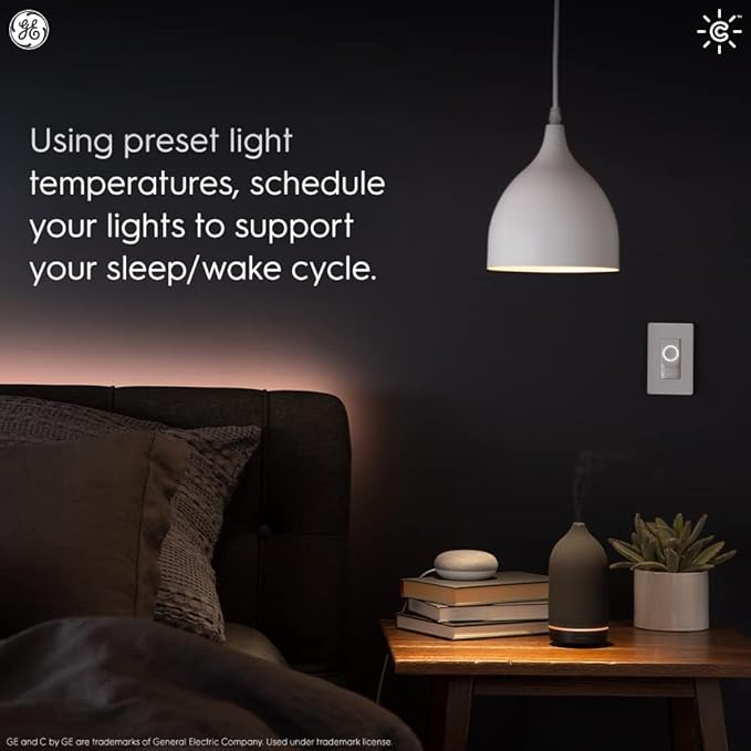 C by GE Full Color BR30 Smart LED Light Bulb, 65W Replacement, Bluetooth/Wi-Fi, Works With Alexa + Google Home without Hub (Packaging May Vary)