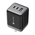 NOVOO 100W USB C Charger Block (GaN III), 3-Port Fast Foldable Compact Wall Charger for MacBook Pro/Air, Dell XPS 13, iPad Pro, Galaxy S24/S23, iPhone 16/15 Pro and More