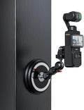 Pocket 3 Magnetic Camera Mount,Magnetic Mount Stand with Magic Arm Compatible with DJI Osmo Pocket 3,Insta360, Heavy-Duty Magnet Base Stand with 1/4"-20 Thread for Gym, Car Mounting