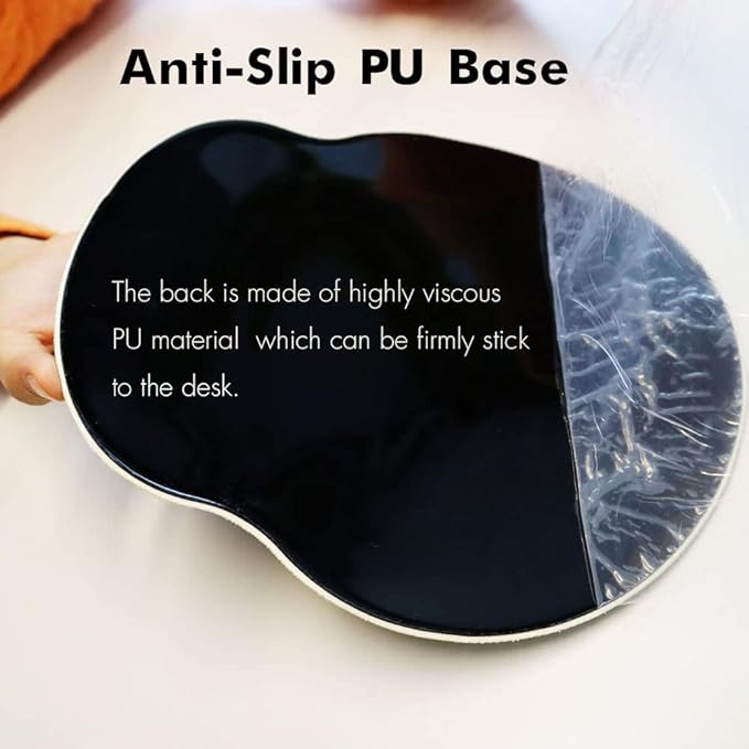 Cute Ergonomic Mouse Pad Wrist Support,[ 20% Larger] Game Wrist Rest Non-Slip Gel Anime Kawaii 3D Red Mouse Pads Rest, Cat Wrist Padwith Coaster,Easy-Typing,Pain Relief, Gaming Work Study Home Office