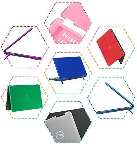 mCover Case Compatible for 2019~2022 11.6" Dell Chromebook 3100/3110 Education Clamshell (180 ° Hinge) Laptop ONLY (NOT Fitting Any Other Dell Models) - Red