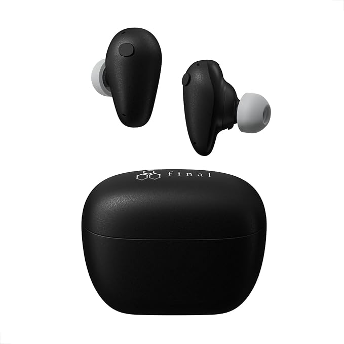 Final Audio TONALITE Wireless Earbuds – Personalized Timbre with Head and Ear Scanning, Natural ANC, Bluetooth 6.0 – Black