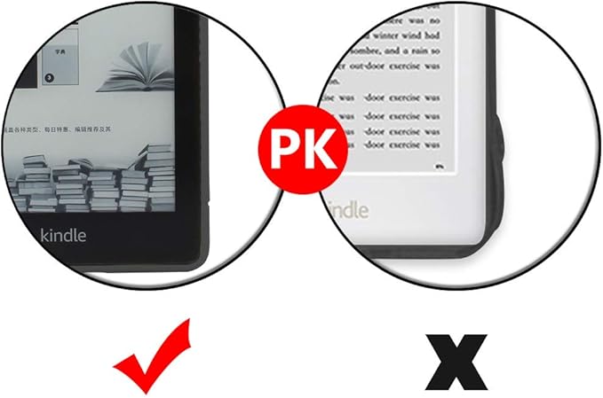 Youngme Case for All-New Kindle (11th Generation, 2024/2022 Release) - Slim Fit TPU Gel Protective Cover Case for All-New Kindle E-Reader 6" (Black)