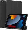 Case for iPad 9th Generation 2021 & iPad 8th Generation 2020 & iPad 7th Generation 2019 10.2 inch - Slim Lightweight Durable Trifold Stand Cover, Supports Auto Wake/Sleep, Black