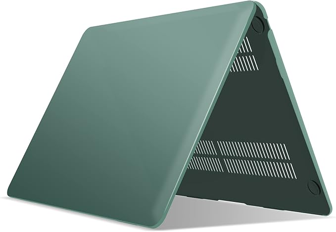 IBENZER Compatible with MacBook Air 11 Inch Case Model A1370 A1465, Soft Touch Plastic Hard Shell Case Bundle with Keyboard Cover for Mac Air 11, Midnight Green, A11MTGN+1