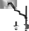WALI Single Long Monitor Arm - Computer Monitor Arm Desk Mount for 13-32 inch, Hold up to 19.8lbs, Extra Long Adjustable Stand, Full Motion Tall Arm, VESA 75/100mm, (GSDM001L)