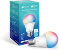 New Kasa Smart Bulb, Full Color Changing Dimmable Smart WiFi Light Bulb Compatible with Alexa and Google Home, A19, 9W 800 Lumens,2.4Ghz only, No Hub Required, 1-Pack (KL125), Multicolor