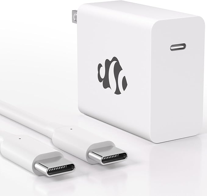 NIMO MacBook Pro Charger, 100W GaN USB C Charger Compatible with MacBook Air, Samsung Galaxy, NIMO Laptops, iPad Pro, and More, Fast Charging, Durable & Compact Design, Includes 6.6FT USB C Cable