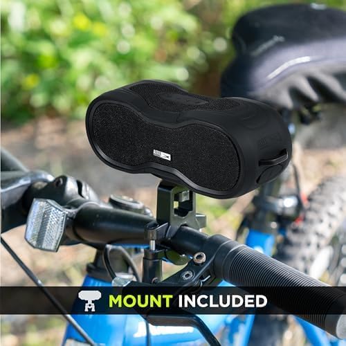 Altec Lansing - BoomJacket Wireless Bluetooth Speaker, Magnetic Waterproof Speaker, IPX7 Outdoor Speaker with 24H Playtime, Portable Speaker with Carabiner, Mountable, Quick Charge