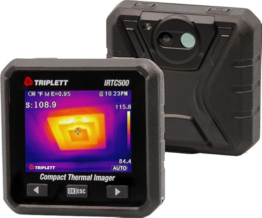 Triplett IRTC500 Compact Thermal Imaging Camera with 2.8" Color Display