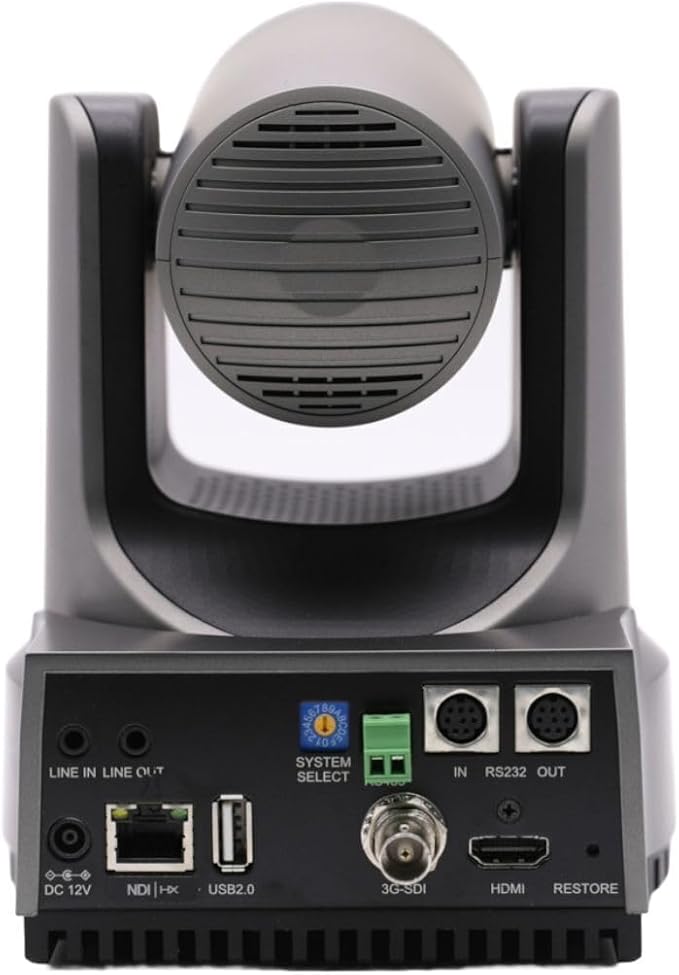 PTZOptics Move 4K SDI/HDMI/USB/IP PTZ Camera with 20x Optical Zoom (Gray) (PT20X-4K-GY-G3)