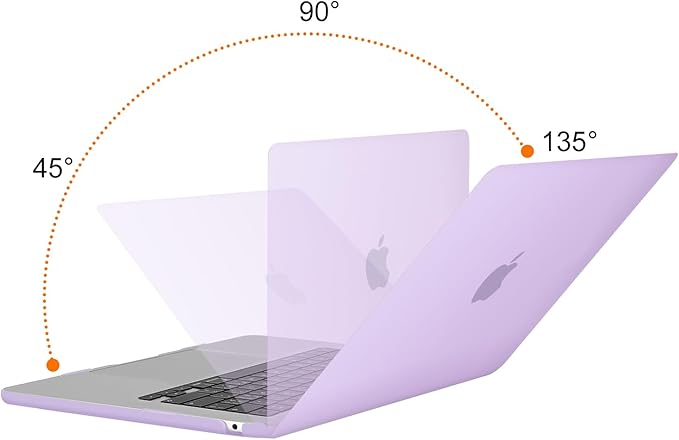 MOSISO Scratch-Resistant Case Compatible with MacBook Air 15 inch M5 2026 M4 2025 M3 M2 2024 2023 A3448 A3241 A3114 A2941, Protective Hard Shell&Keyboard Cover&ScreenFilm&Storage Bag, Purple