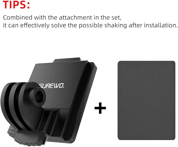 Aluminum NVG Mount Compatible with GoPro Hero 13/12/11/10/9/8/7/6/5 Black, Tactical Helmet NVG Mount Compatible with DJI Osmo Action 5 pro/4/3/2,Insta360 ONE R/Crosstour and Most Action Cameras