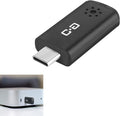 DUNGZDUZ USB C Mini Microphone for Mac mini M4/M4 Pro & MacBook | Plug-and-Play Condenser Mic, Compact & Portable, Clear Audio for Work & Study