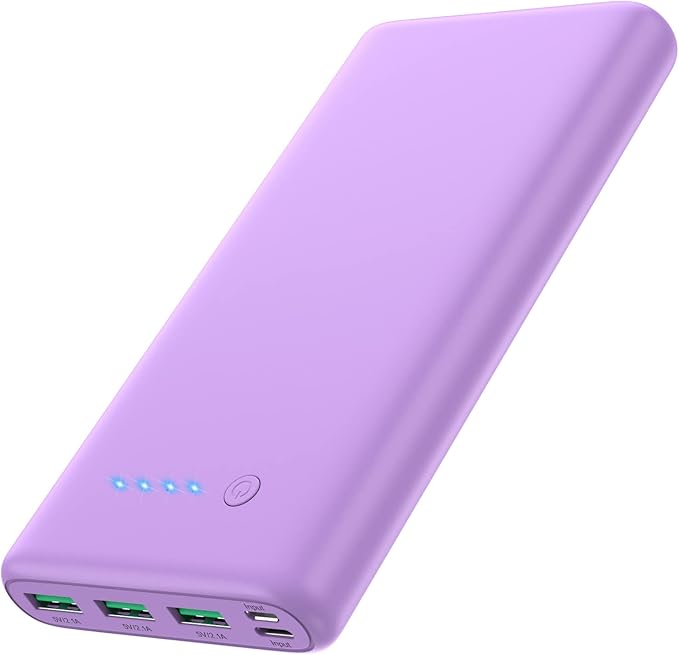 Portable Charger 36800mAh Power Bank,PD Fast Charging USB C External Battery Pack,4 Outputs 2 Inputs Travel Essentials Portable Phone Charger for iPhone 17/16/15/14/13/12,Galaxy S24 Android Phone etc