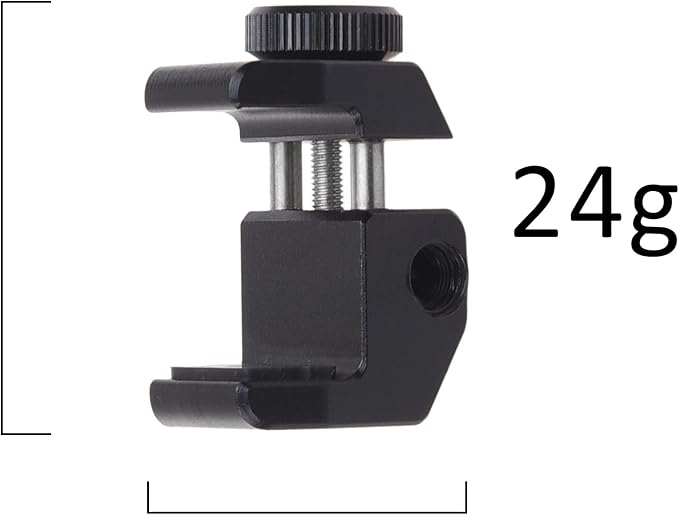Camkix Smartphone Gimbal Counterweight Set - 1X Counterbalance Clip Mount, 4X Stabilizer Screws - Compatible with DJI Osmo Mobile 1/2, Zhiyun Smooth 4, Zhiyun Smooth Q, Feiyu Vimble 2, Evo Shift