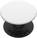 PopSockets Phone Grip with Expanding Kickstand, Adhesive Grip - White on Black