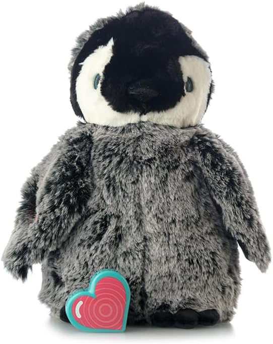 My Baby’s Heartbeat Bear, 20 Second Re-Recordable Digital Voice Recorder Plush Keepsake for Baby’s Heartbeat Memory, Pregnancy Keepsake (Not a Medical Device), Penguin