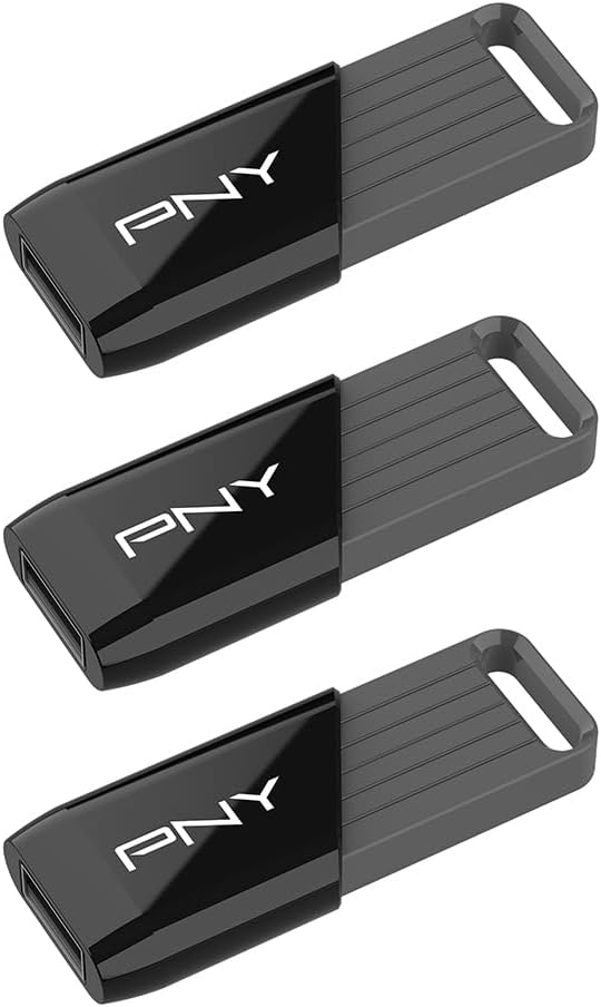 PNY 128GB Attaché X USB 3.2 Gen 1 Flash Drive, Advanced Performance Up to 130MB/s Read, Everyday Data Store & Transfer, Reliable Portable Storage, Durable, Type-A, Computers, Laptops, Desktops, 3-Pack