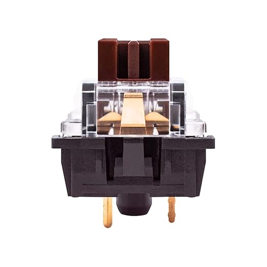 Outemu Brown Switches 20 Pack,3 Pin Tactile DIY Replacement Switches for Mechanical Gaming Keyboard