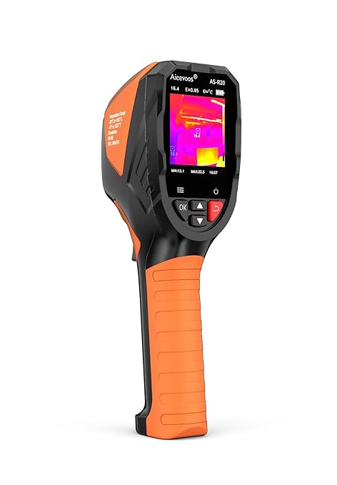 R20 Handheld Thermal Camera, Super Resolution 240 x 240, Thermal Imaging Camera with Laser Pointer, 96 x 96 IR Resolution, 25 HZ Infrared Camera, -4°F to 1022°F, 50° FOV, Thermal Imager