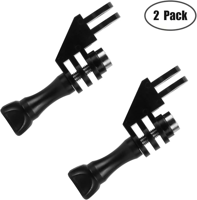 2PC Vertical Mount for Gopro, 90 Degree Direction Adapter Elbow Mount Compatible with Insta360 ONE X2, Gopro Hero, DJI Osmo Action 2 and Most Action Cameras
