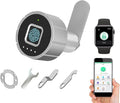 Fingerprint Drawer Lock eLinkSmart Bluetooth App Cabinet Lock 20MM (17MM) for Home Office Mailbox Keyless Furniture with 3 Sizes Tubular Cam 20 Fingerprints 1000+ App Users